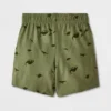 Toddler Boys' 3pk Dino Printed Pull-On Shorts - Cat & Jack™ Dark Olive Green