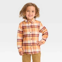 Toddler Boys' Long Sleeve Flannel Shirt - Cat & Jack™ -Cat & Jack GUEST d91f529f 5db4 4789 ab8e 3828a85a3798
