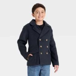 Boys' Pea Coats - Cat & Jack™ Navy Blue 5 Boys' Pea Coats - Cat & Jack™ Navy Blue -Cat & Jack GUEST da12c1de faf5 4b1a b132 91ec41bc3dc0