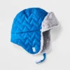 Toddler Boys' Quilted Trapper Hat - Cat & Jack™ Blue