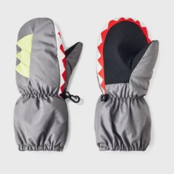 Toddler Boys' Shark Mittens - Cat & Jack™ Gray -Cat & Jack GUEST dc6b544b 34ba 46a8 947a 8ffa2c042c38