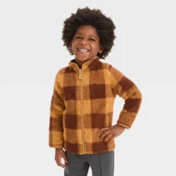 Toddler Boys' Faux Shearling 'Zip-Up' Jacket - Cat & Jack™ -Cat & Jack GUEST dd5e27d7 0b02 41b0 b87a e66782556c56