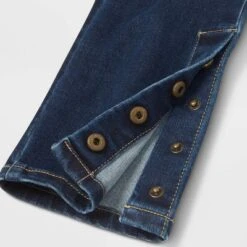 Girls' Adaptive Jeans - Cat & Jack™ Dark Wash -Cat & Jack GUEST dfe03baa 27a8 42a4 ab63 e5d23d3e9685