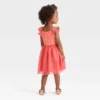 Toddler Girls' Floral Dress - Cat & Jack™ Orange