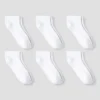 Toddler Athletic 6pk Low Cut Socks - Cat & Jack™ White