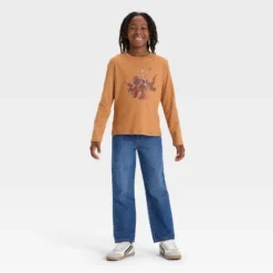 Boys' Long Sleeve Skeleton Rodeo Graphic T-Shirt - Cat & Jack™ Brown 5 Boys' Long Sleeve Skeleton Rodeo Graphic T-Shirt - Cat & Jack™ Brown -Cat & Jack GUEST e87e549e c3c7 4a5f b3df cfc86384a976