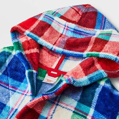 Toddler Boys' Plaid Robe - Cat & Jack™ Red 2 Toddler Boys' Plaid Robe - Cat & Jack™ Red - Image 2
