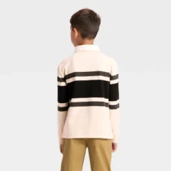 Boys' Long Sleeve Chest Striped T-Shirt - Cat & Jack™