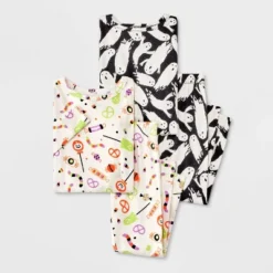 Toddler Boys' Soft Brushed Tight Fit 2pc Ghosts And Candy Pajama Set - Cat & Jack™ Black -Cat & Jack GUEST ec6a2797 df61 457e acdb 35c130996a44