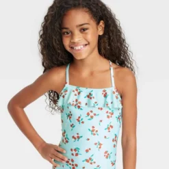 Girls' Sweet Strawberries One Piece Swimsuit - Cat & Jack™