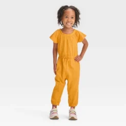 Toddler Girls' Short Sleeve Jumpsuit - Cat & Jack™ -Cat & Jack GUEST ecd688f0 5a8f 441d 996c 331dc7ad7e39