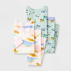 Toddler Girls' 4pc Unicorn & Tie-Dye Pajama Set - Cat & Jack™ Green -Cat & Jack GUEST ed67d99a 60ab 4130 b975 4514128bb0ea