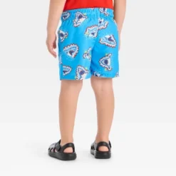 Toddler Boys' 4th Of July Sharks With Sparklers Swim Shorts - Cat & Jack™ Blue