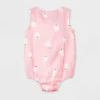 Baby Girls' Ghost Gauze Sleeveless Romper - Cat & Jack™ Light Pink