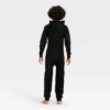 Boys' Halloween Skeleton Union Suit - Cat & Jack™ Black