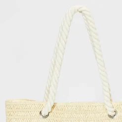 Girls' Heart Embroidered Tote Bag - Cat & Jack™ Off- White -Cat & Jack GUEST f2bf902f d639 4921 942a 39f606e8411f