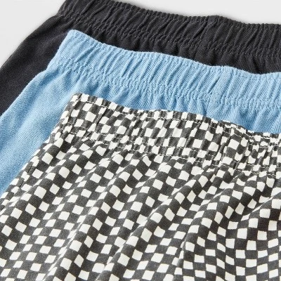 Toddler Boys' 3pk Racecar Shorts - Cat & Jack™ Blue 2 Toddler Boys' 3pk Racecar Shorts - Cat & Jack™ Blue - Image 2