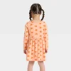 Toddler Girls' Long Sleeve Halloween Pumpkin Dress - Cat & Jack™ Orange