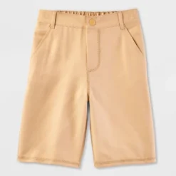Boys' Adaptive Quick Dry Shorts - Cat & Jack™ Tan -Cat & Jack GUEST f8410067 713f 4a65 8211 243fe796152e