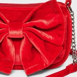 Girls' Velvet Bow Crossbody Bag - Cat & Jack™ Red -Cat & Jack GUEST f866ab1b 5616 4456 805e 1ab86af5a9cb