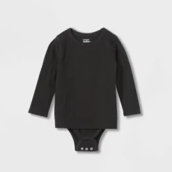 Toddler Long Sleeve Bodysuit - Cat & Jack™ Black -Cat & Jack GUEST fa123fea c3f1 4e6e a465 8cc4b1ddfee1