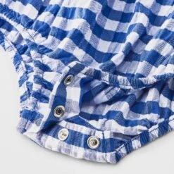 Baby Girls' Gingham Romper - Cat & Jack™ Blue 6 Baby Girls' Gingham Romper - Cat & Jack™ Blue -Cat & Jack GUEST fb11c509 2e24 4dac 994d a2c1339b408e