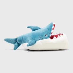 Kids' Knox Shark Ankle Biter Slippers - Cat & Jack™ Blue