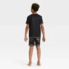 Boys' 2pc Short Sleeve Halloween Pajama Set - Cat & Jack™ Black