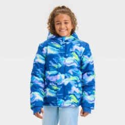 Girls' Abstract Puffer Jacket - Cat & Jack™ 5 Girls' Abstract Puffer Jacket - Cat & Jack™ -Cat & Jack GUEST ff4efc0e 3394 4dd3 889b 89802b5802dc