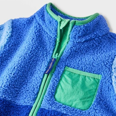 Toddler Boys' Full Zip Fleece Jacket - Cat & Jack™ 2 Toddler Boys' Full Zip Fleece Jacket - Cat & Jack™ - Image 2